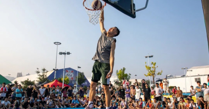 hfs-街头篮球赛8月2日至4日在金沙滩啤酒城精彩上演